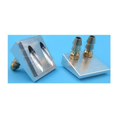 1PC Boat Bottom Double Inlet Water Tank Inlet With Two Nozzles Brass Faucets for Electric Boat Methanol Ship MONO 19*20mm