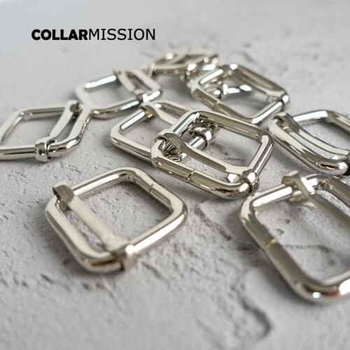 10pcs/lot Wholesale metal buckle Kirsit environmental slider for 20mm belt bag DIY accessory manufacturer plated hardware LXK20Y