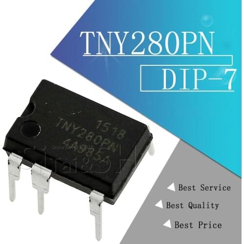 10pcs/lot TNY280PN DIP7 TNY280P DIP TNY280 new and original IC