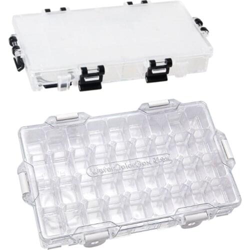 24/36 Grids Watercolor Moisturizing Painting Palette Leakproof Paint Palette Storage Box Stationery Drawing Supplies Q1JC