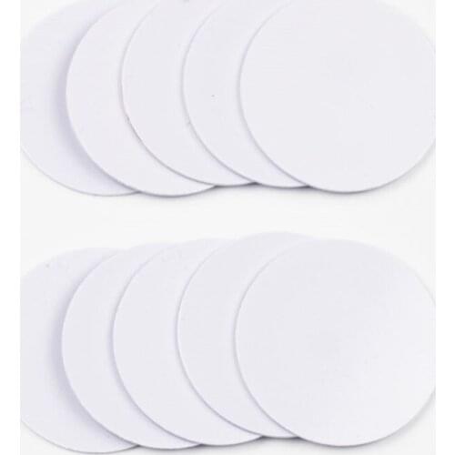5pcs 125KHZ TK4100 EM4100 RFID Coin ID Card With Adhensive Sticker Read Only Diameter 25mm for Access Control