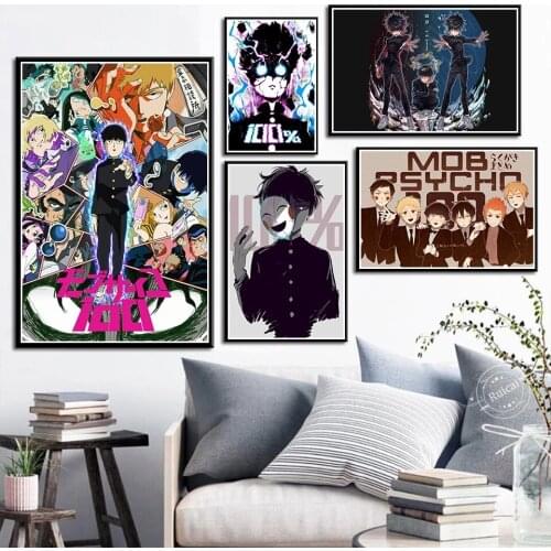 5D Diamond Painting Japanese Anime Mob Psycho 100 Full Drill Cross Stitch Pictures Of Rhinestones Embroidery Mosaic Home Decor