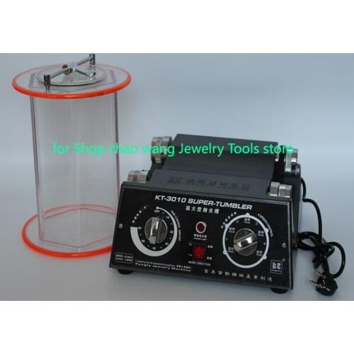 Big Burnishing Polishing Machine Polishing Tumbler,jewelry machine rotary polisher KT-3010
