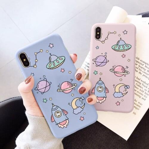 Astronaut Spaceship Dinosaur Phone Case For Xiaomi Redmi Note 5 6 9c 8 8T 9s Poco X3 Mi A3 F3 A1 A2 9T 9 SE 10T Pro Cover Fundas