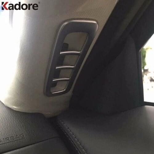 For Mazda CX-5 CX5 KF CX8 CX-8 2017 2018 2019 2020 2021 Matte Inner A Pillar Air Condition Vent Outlet Cover Trim Car Styling 2p
