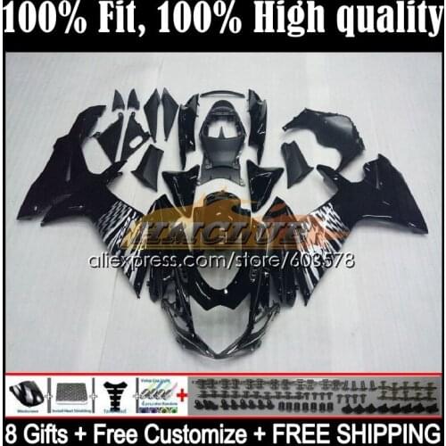 GSXR600 For SUZUKI GSXR 600 750 K11 11 12 13 14 15 16 17 7CL.0 GSXR750 2011 2012 2013 2014 2015 2016 2017 Fairings Glossy Black
