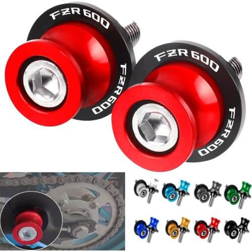 6MM Motorcycle CNC Swingarm Spools Slider Stand Screw For Yamaha FZR600 FZR 600 1989 1990 1991 1992 1993 1994-1999 Accessories