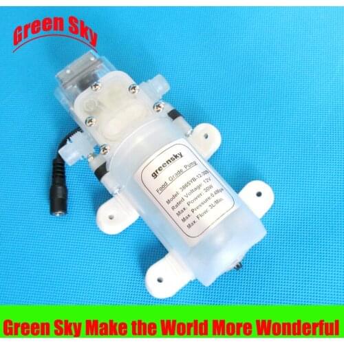 Hot selling non-toxic,tasteless,odorless 3L/Min 30W 12v dc diaphragm pump food