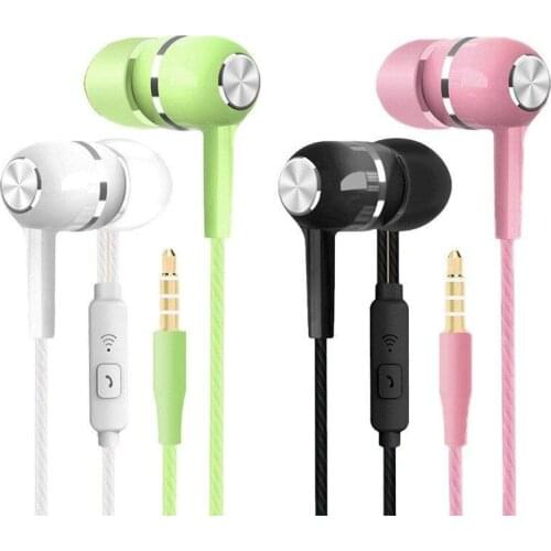 Earphones 3.5mm In-ear Wired Mic Volume Control Headset for Samsung Galaxy S10 S9 S8 S7 for Huawei for Xiaomi