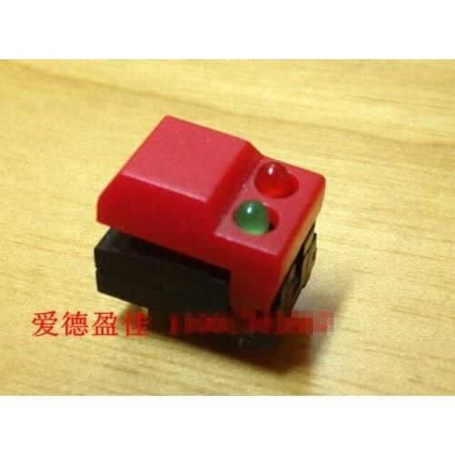 Original new 100% import original authentic with light color 3V red Paul touch switch button switch PB86-A2
