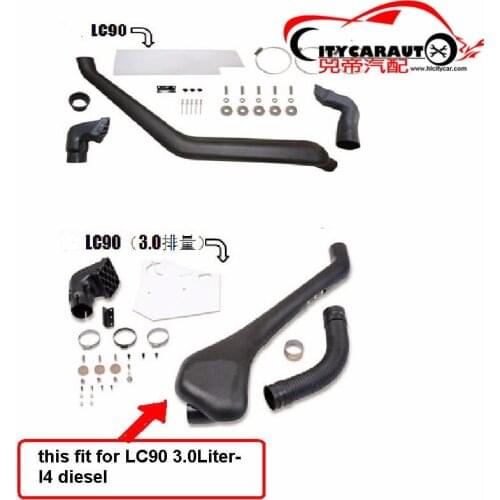 CITYCARAUTO SNORKEL FOR LANDCRUISER 3400 3000 LC90 FJ90 Air Intake PIPE Snorkel Kit Set FIT toyta 90 series LC90 FJ90 1997-2002