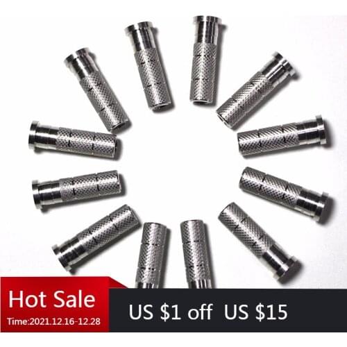 30/50pcs Aluminum Seat For Hunting Shaft Arrowhead fit ID 6.2 mm Or ID 7.6mm carbon fiberglass arrows shaft hunting DIY Adapter