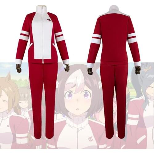 Game Pretty Derby Silence Suzuka cosplay Costume Top Pants School Uniform Accessories Full Sets Halloween Carnival Party