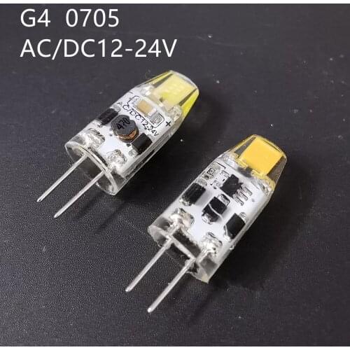 LED G4 COB Lamp ACDC12-24V Mini Dimming G4 LED Bulb Lampada LED Lighting Replace Halogen Spotlight Chandelier LED Lamp