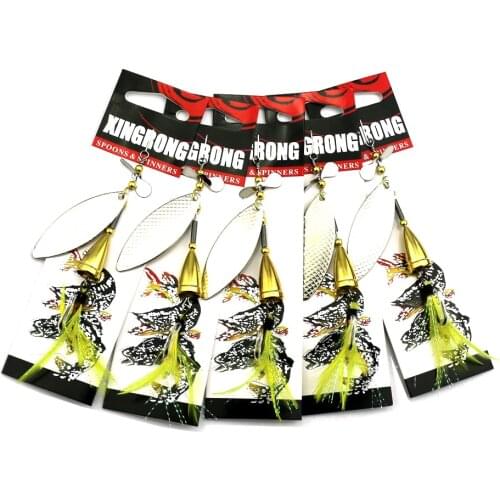 10pcs 10CM-13G Spoon Lure Spinner Bait Fishing Tackle Hard Bait Spinner Bait Isca Artificial Lures for Pick Carp Bass Fishing