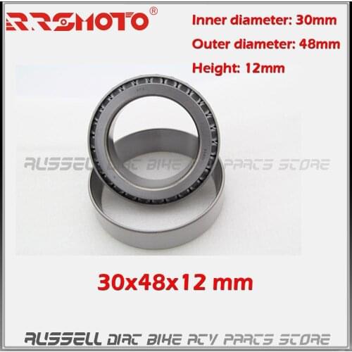 30X48X12 30*48*12 Steering Stem TAPER Bearings