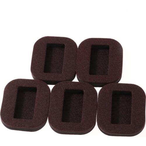 5Pcs Furniture Wheels Stopper Pulley Chair Legs Mats Anti Vibration Felt/Plastic Plate Bottom Feet Pad Non Slip Sofa Pulley Pads