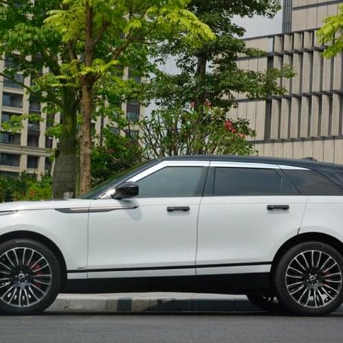 6 PCS Front Car Window Wind Sun Rain Visor Deflectors Tinted Windows Shield For Land Range Rover Velar 2017-2021