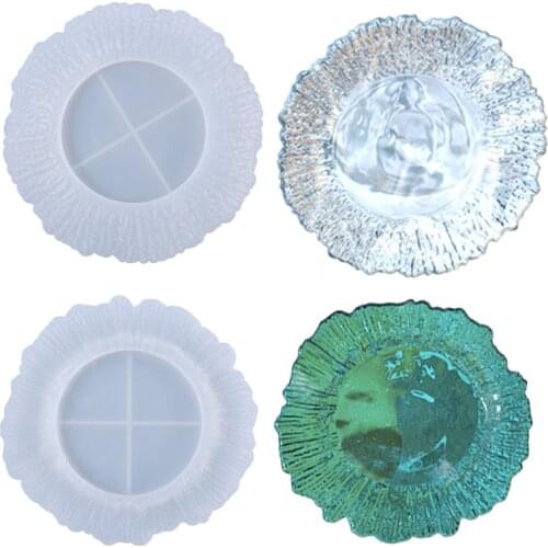 Irregular Fruit Plate Silicone Mold Crystal Epoxy Resin Storage Tray Moulds DIY Home Decoration