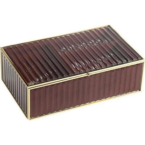 Hot Sale Luxury Glass Jewelry Storage Box Desktop Necklace Ring Earring Cosmetic Makeup Jewellery Case Organizer Casket Case