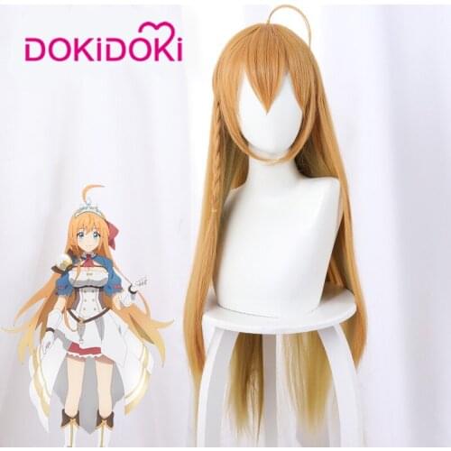 Dokidoki Game Princess Connect! Re:Dive Cosplay Pecorine Wig Hair Women Princess Connect! Re:Dive Cosplay Hair Pecoriinu Wig