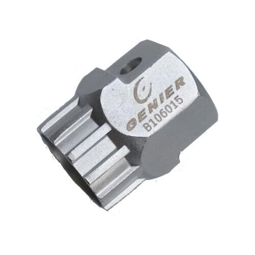 Freewheel Remover For Hg Cassettes Use With 24mm And 19mm Wrench Or 12" Dr Ratchet Wrench GENIER B106015 bike tool