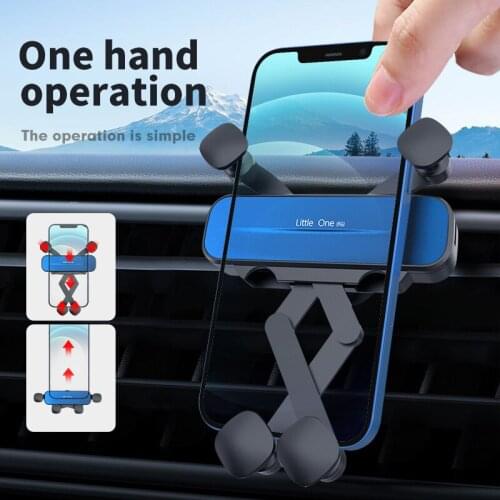 New Telescopic Car Phone Holder Universal Air Vent Gravity Bracket Smartphone GPS Stand Car Mount For 4.0~6.0 inch Mobile Phone
