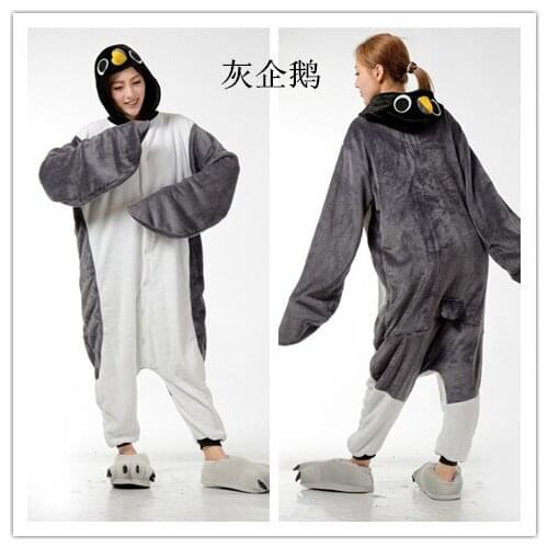 Mens Ladies Cartoon Penguin Adult Animal Onesies Onsie Pyjamas Pajamas Jumpsuits C372 S/M/L/XL/XL