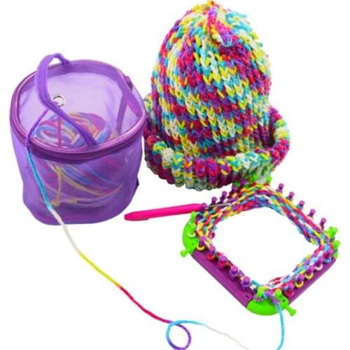 Mesh Bag DIY Hand Weaving Tools Yarn Storage Knitting Bag Organizer Hollow Yarn Bag Crochet Thread Storage bag @A