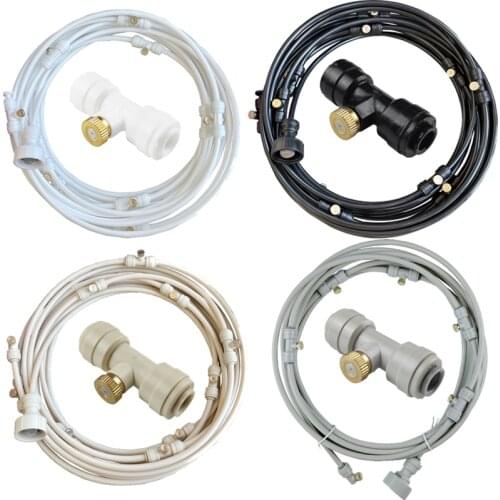 Patio Misting Cooling Water Fog Sprayer System For Greenhouse Garden flowers plant Waterring Irrigation nebulizer sprinkler