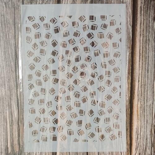 A4 Size DIY Craft Furniture Stencil for Painting on Wood,Fabric,Walls Art Scrapbooking Stamping Album Embossing Paper Cards