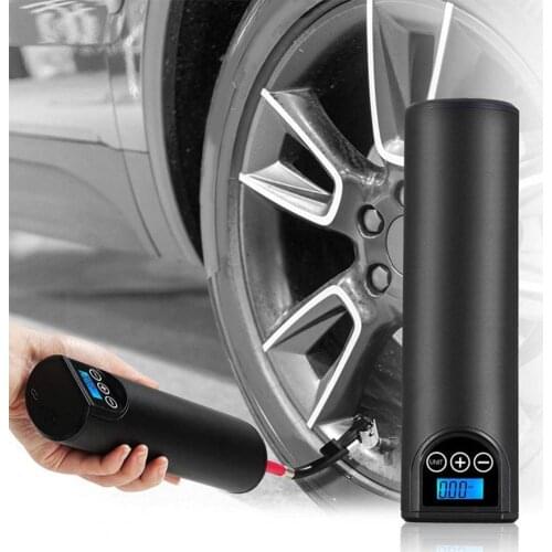 50% Hot Sales Tire Air Pump Handheld Digital Display Portable with LED Light Compressor Inflator for Car