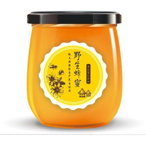 Customized high quality waterproof bottle label with custom design