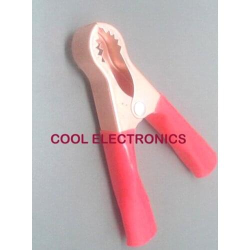 10pcs Copper Plated Insulated Car Battery Clips Alligator Clamps Clips Test Clip 50A