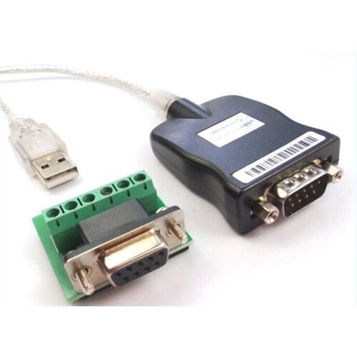 100pcs USB 2.0 to RS485 DB9 COM Serial Port Device Converter Adapter Cable with CD Driver