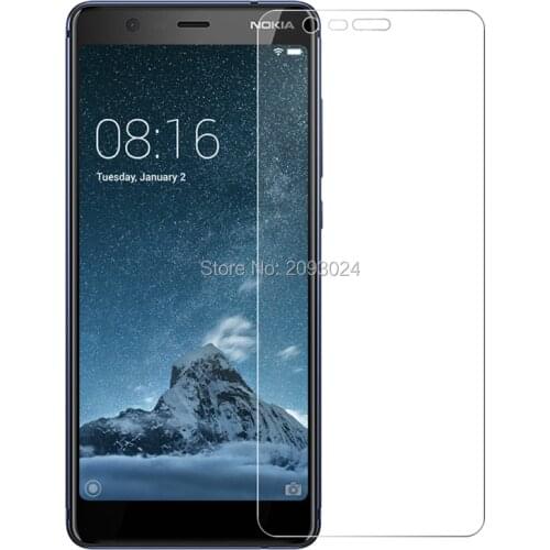 2pcs/lot 2.5D 0.26mm 9H Premium Tempered Glass For Nokia 5.1 Screen Protector protective film For Nokia 5.1 5.5" Guard Saver