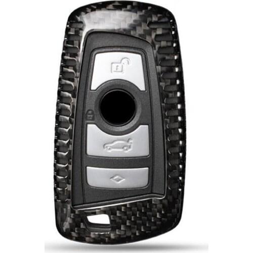 Carbon Fiber Car Key Case Cover Key Shell For BMW X3 F25 X4 F26 F1 2 3 4 5 7 Series F20 F22 F30 F31 F34 F32 F10 F07 F12 F01 M2