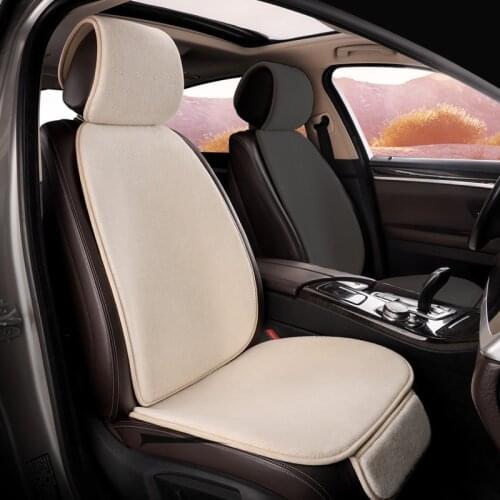 Karcle Polar Fleece Car Seat Cover Cushion Comfortable Headrest Backrest Seat Cover Four Season Pad Car Accessories