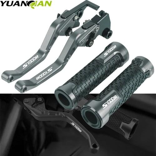 For BMW S 1000R S1000Rwandw oCC 2015-2016 CNC aluminum Motorcycle Accessories CNC Brake Clutch Levers Handlebar Hand Grips ends