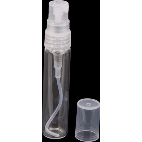5ml Empty Spray Pump Bottle for Perfume Liquid Makeup Tool Pack of 2 - Clear