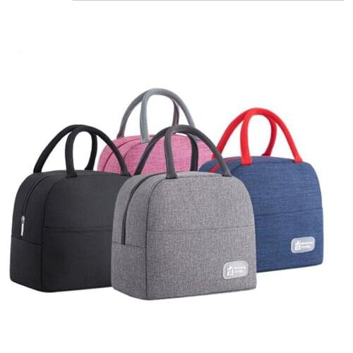 Functional Pattern Cooler Lunch Box Portable Insulated Canvas Lunch Bag Thermal Food Picnic Lunch Bags For Women Kids 2021 New