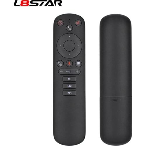 G50S 2.4G USB Air Remote Mouse Gyroscope Smart Android TV Box Wireless Power IR learning Google Voice Remote Control for Youtube