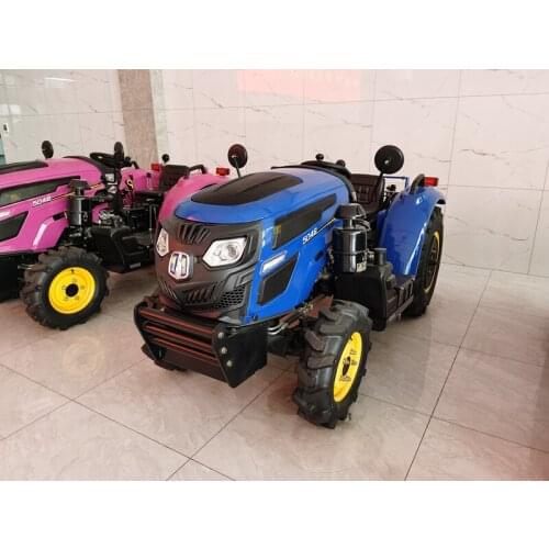 Chinese Machinery Hydraulic Garden Four Wheels Tractors Micro Orchard Greenhouse Machine Agricultural Tractors