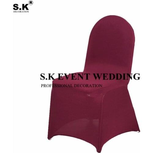Coloful Spandex Chair Cover Banquet Lycra Stretch Covers For Wedding Event Hotel Decoration