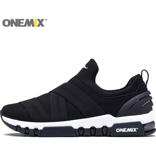 ONEMIX Max Men Running Shoes Slip on Women Trail Solft Comfortable Trainers Loafers Sports Boot Cushion Outdoor Walking Sneakers