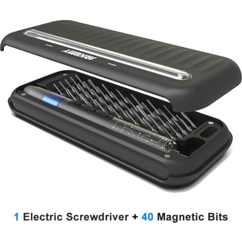 41 in 1 Screwdriver Kit Dual Dynamic Precision Electric Screwdriver with 40pcs S2 Matte Chrome Bits Home DIY Screw Driver Set