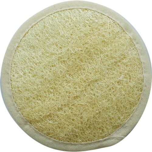 Natural Gourd Fiber Outboard Hand Snap Bathroom Shower Sac Diameter 15-17 Cm