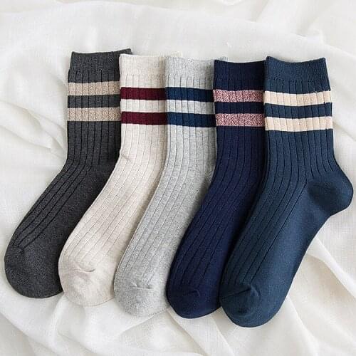 10 pieces = 5 pairs Autumn winter socks men the thick cotton crew socks,high quality and low price