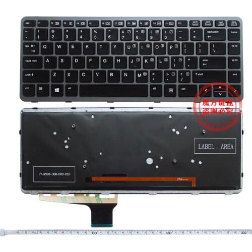 New Laptop Layout Keyboard Replacement For hp ELIteBook FOLIO 1000 1040 G1 1040 G2 1040 G3