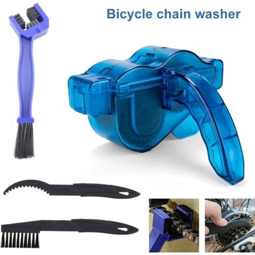 Bicycle Chain Cleaner Portable Mountain Bike Clean Machine Brushes MTB Road Bike Cycling Cleaning Kit Outdoor Sports Wash Tools